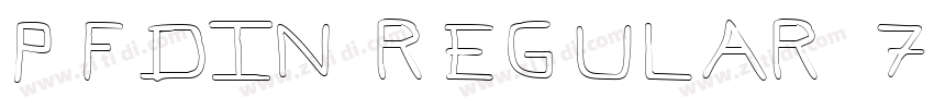 PFDin Regular 7字体转换